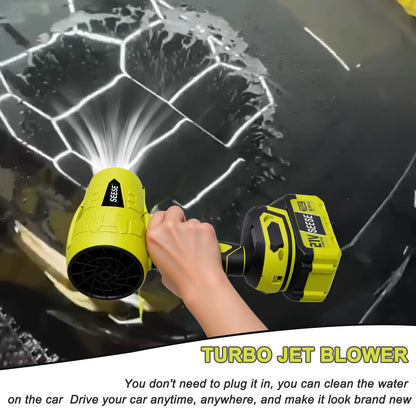Seese Turbo Jet Blower - Powerful Cordless Leaf Blower & Air Duster for Home & Garden - Perfect Father's Day Gift!